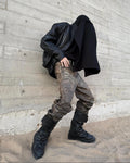 BOTAS MARTIN DE MOTOCICLISTA DESTRUIDAS MODELO WASTELAND