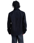 XEQUATION PLEATED DECONSTRUCTED SHIRT
