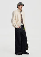 SCRIPT-X STAND COLLAR JACKET