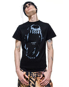 CANINE PRINT CROPPED T-SHIRT