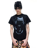 CANINE PRINT CROPPED T-SHIRT