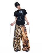 CANINE PRINT CROPPED T-SHIRT