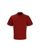 STUDDED DECONSTRUCTED SLIM FIT CREW TEE
