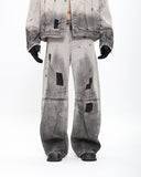 VINTAGE DISTRESSED WIDE JEANS