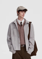 SCRIPT-X CARGO SHIRT JACKET