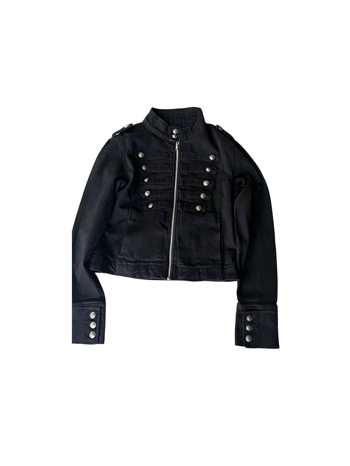 ALTERSTATE washed military denim jacket