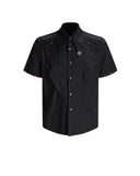 DECONSTRUCTED RIVET DETAIL SHIRT