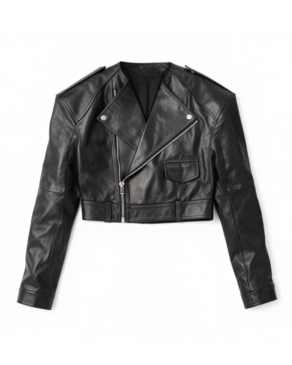 BIKER PADDED SHOULDER JACKET