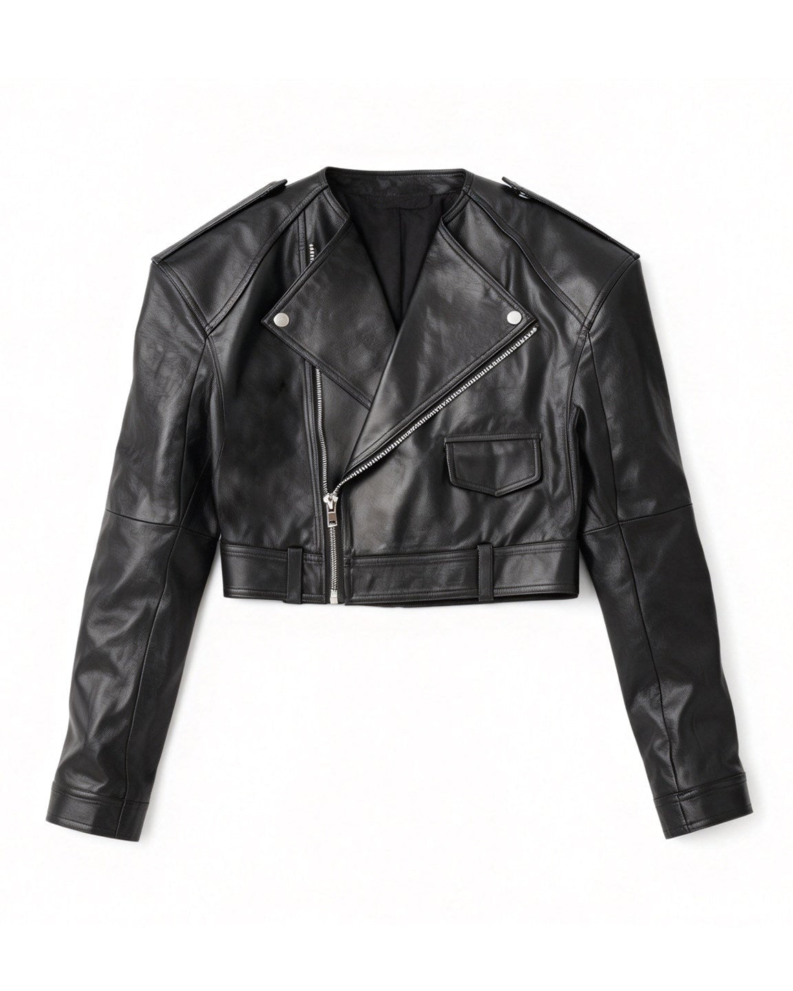 BIKER PADDED SHOULDER JACKET