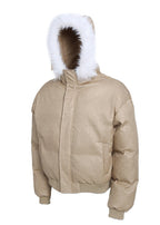 XCULTURE CROP FLEECE COAT
