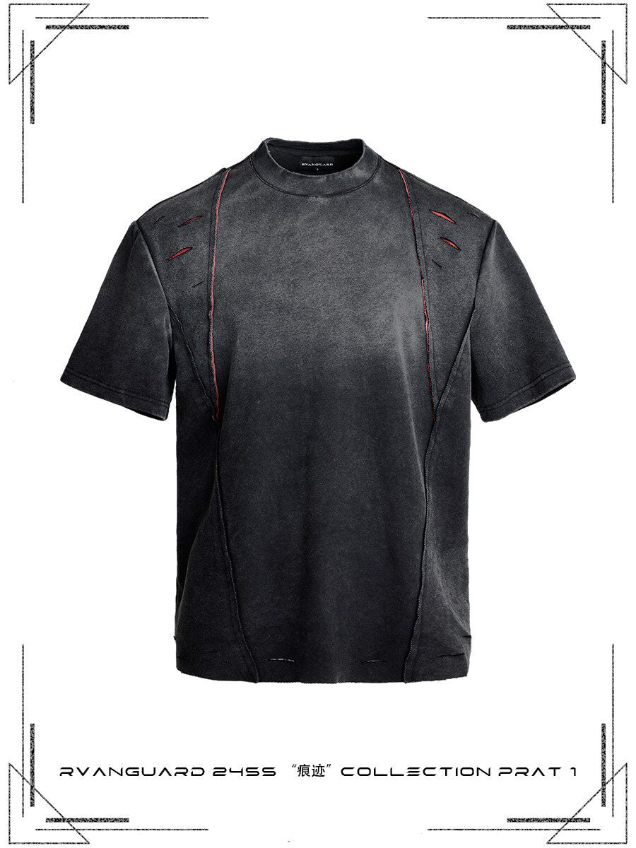 OFF/SC DISTRESSED SCRATCHED SUMMER TEE