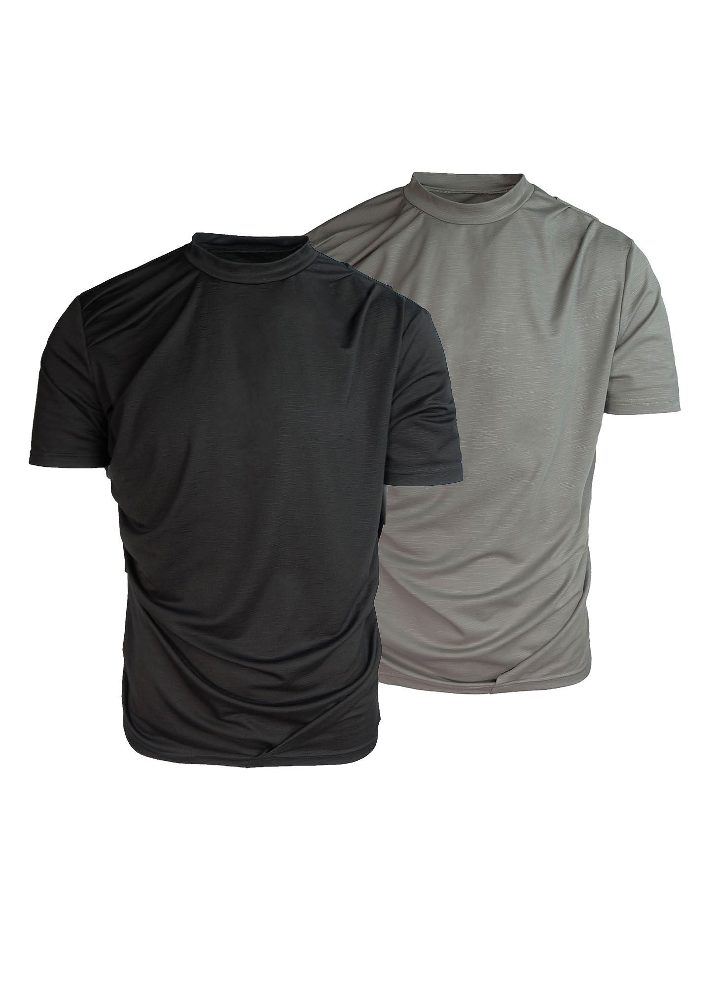 OFF/SC ICE SILK WAVED PLEATED AVANT-GARDE TEE