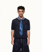 SCRIPT-X LINEN LYOCELL RIB TEE