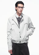 CHAQUETA CON CINTURÓN Y ESTAMPADO TIPO CALEIDOSCOPIO OPENFLY