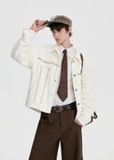 SCRIPT-X PATCH COLOR BLOCK JACKET