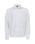 XEQUATION BLACK WHITE TEXTURED SHIRT