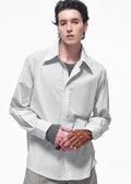 SCRIPT-X TWO-TONE PLAID SHIRT