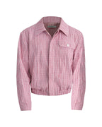 XEQUATION PLAID CRINKLE SHIRT JACKET