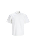 STUDDED DECONSTRUCTED SLIM FIT CREW TEE