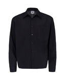 XEQUATION BLACK WHITE TEXTURED SHIRT