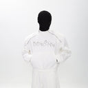 AVANT-GARDE PIN DETAIL ZIP HOODIE