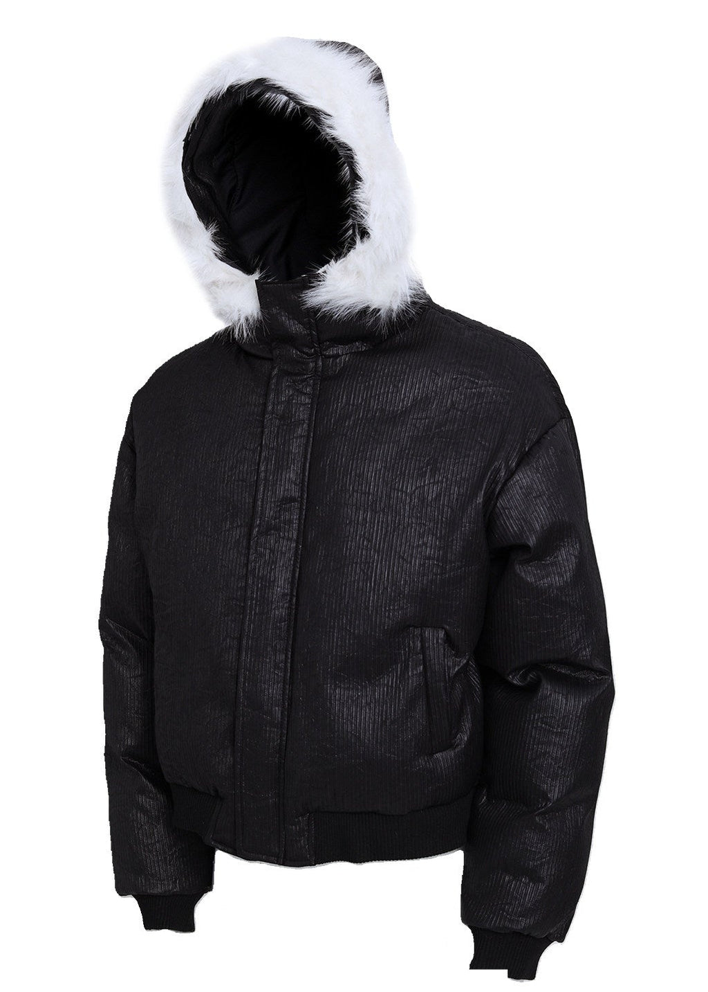XCULTURE CROP FLEECE COAT