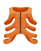 CUTOUT ALIEN EXOSKELETON COTTON VEST