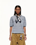 SCRIPT-X LINEN LYOCELL RIB TEE