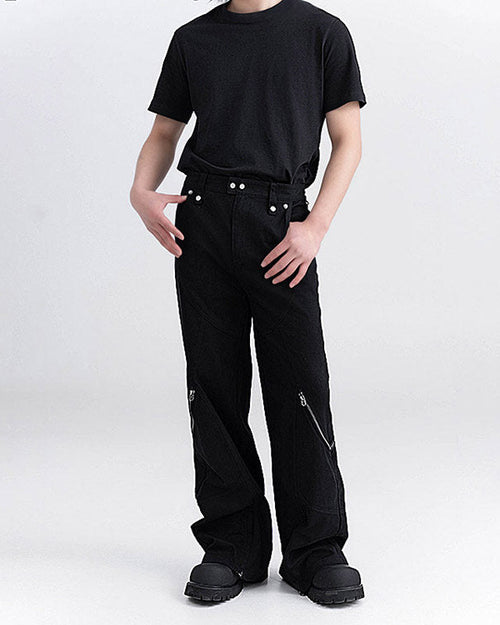 DECON WASH FLARE PANTS