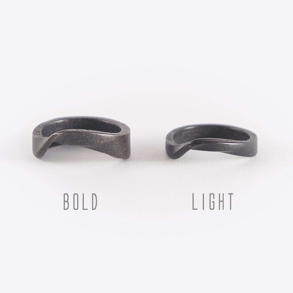 Amos Steel Ring ─ Bold - LACE by JennyWu