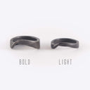 Amos Steel Ring ─ Bold - LACE by JennyWu