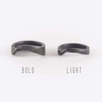 Amos Steel Ring ─ Bold - LACE by JennyWu